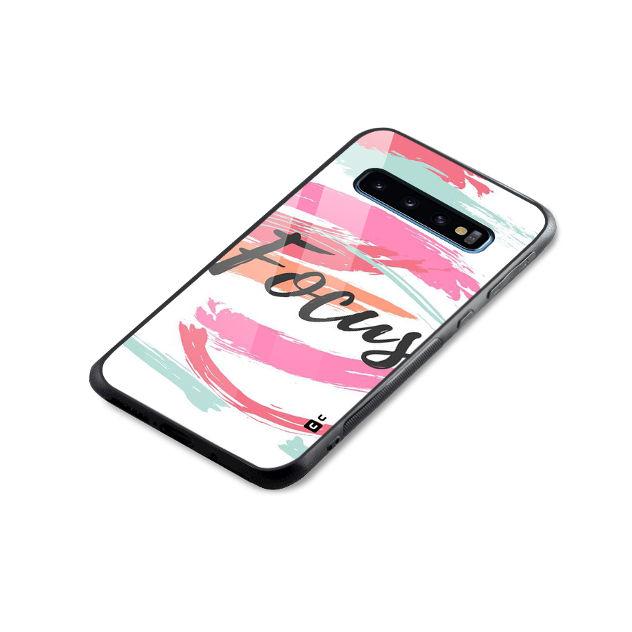 Focus Colours Glass Back Case for Galaxy S10