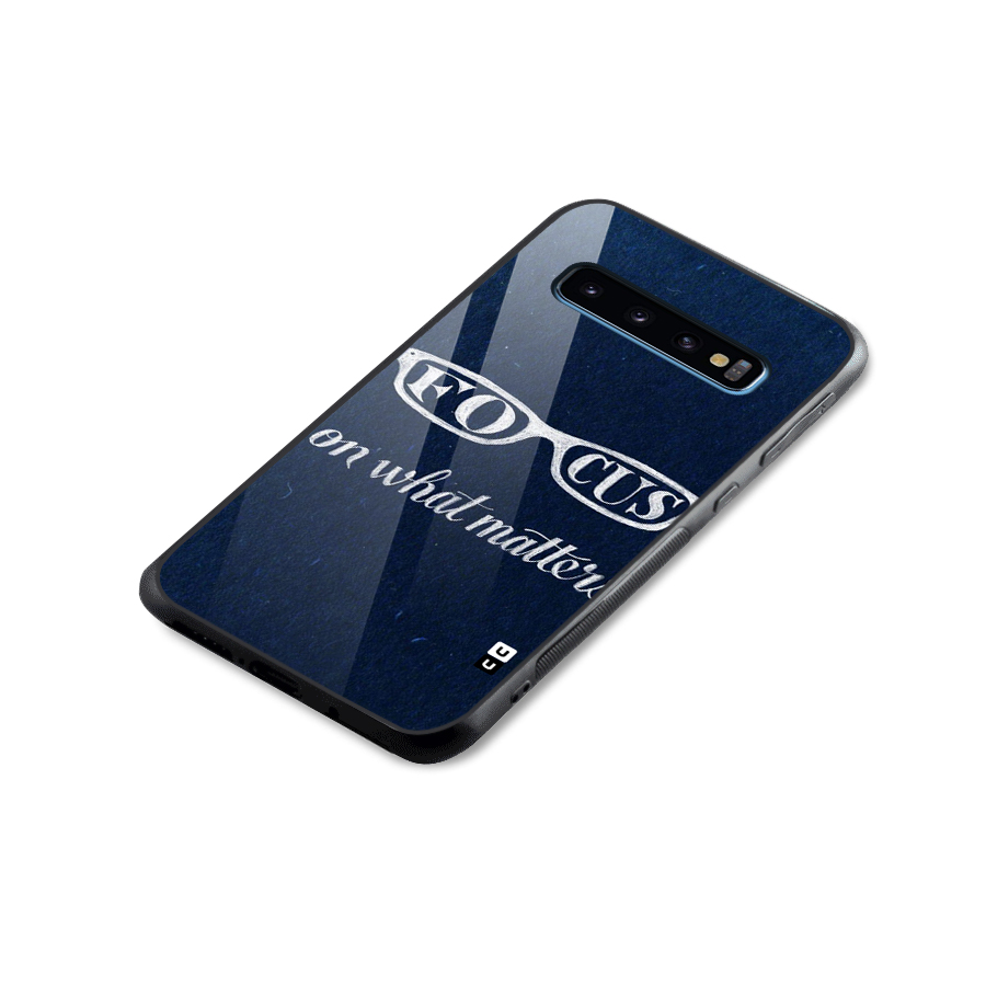Focus Matters Glass Back Case for Galaxy S10