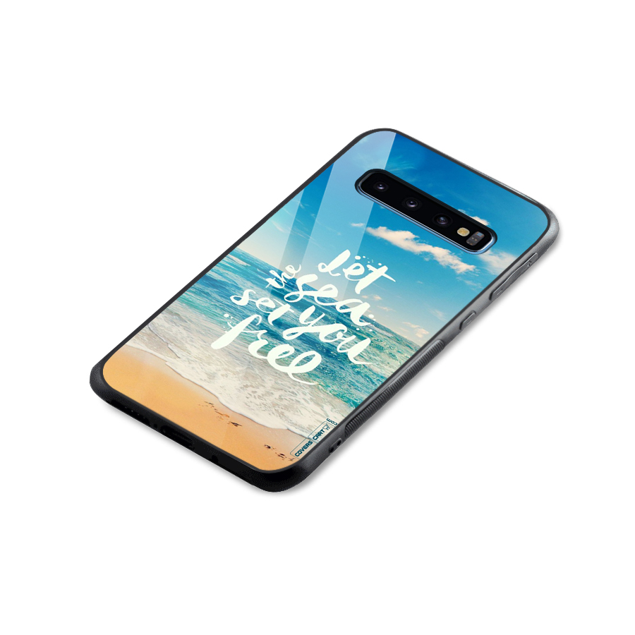Free Sea Glass Back Case for Galaxy S10