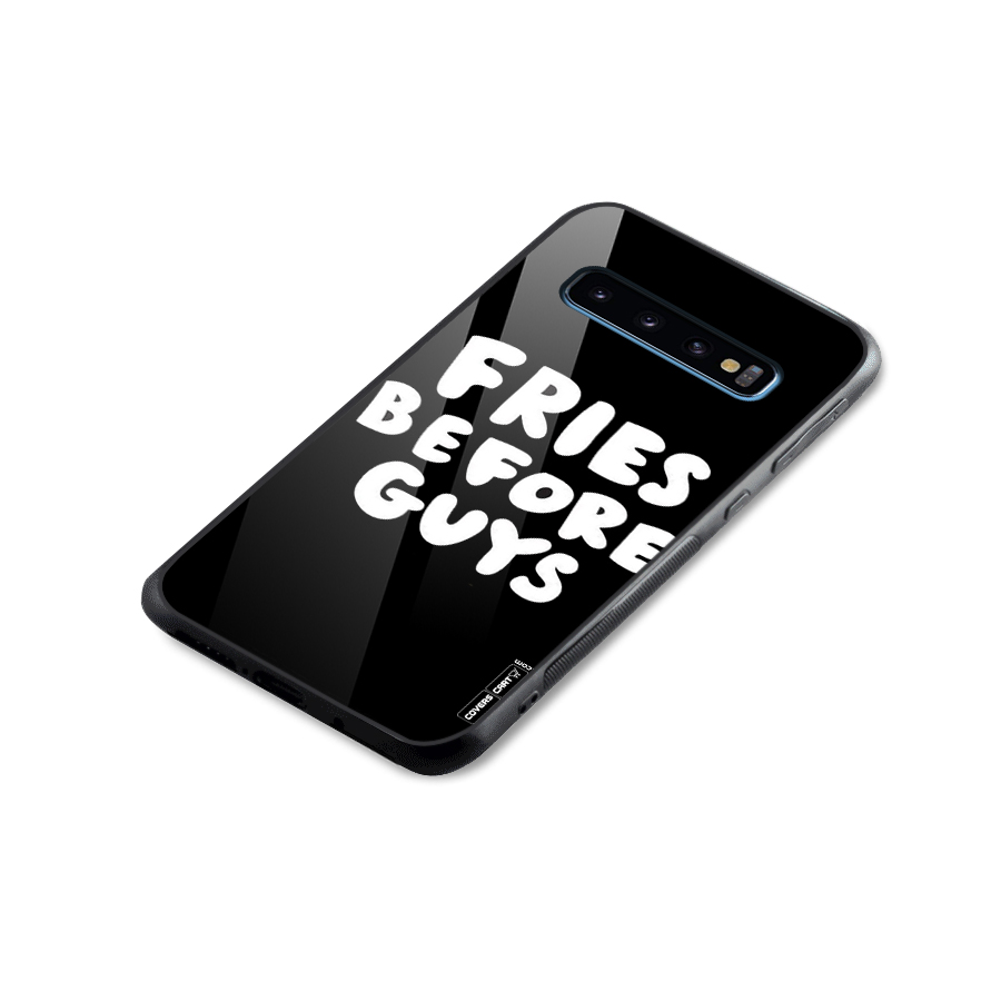 Fries Always Glass Back Case for Galaxy S10