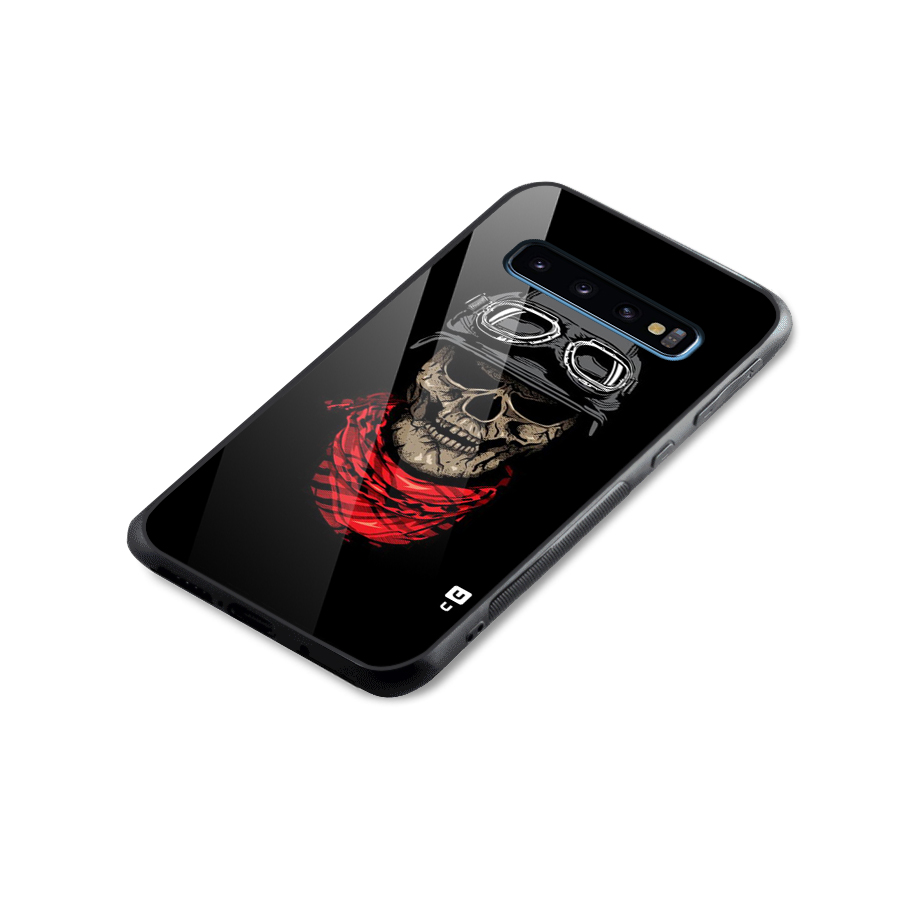 Ghost Swag Glass Back Case for Galaxy S10