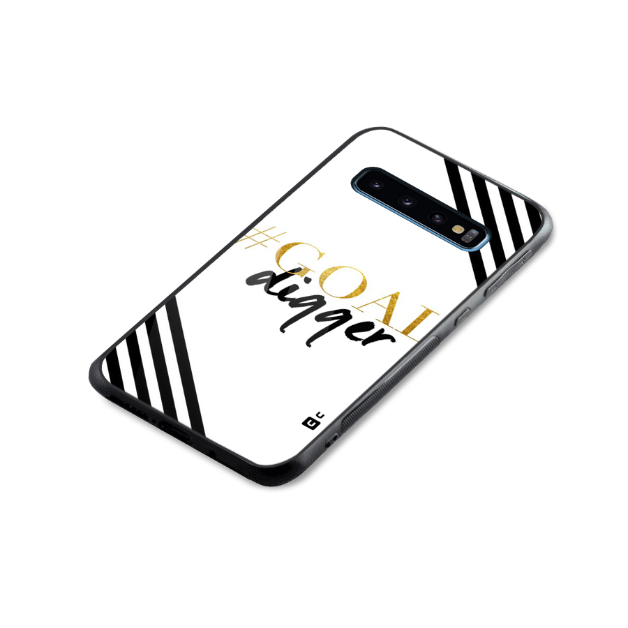 Goal Digger Glass Back Case for Galaxy S10