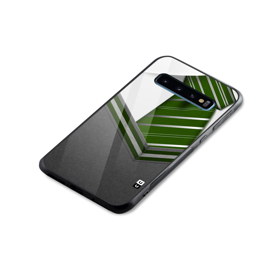Grey Sweater Glass Back Case for Galaxy S10