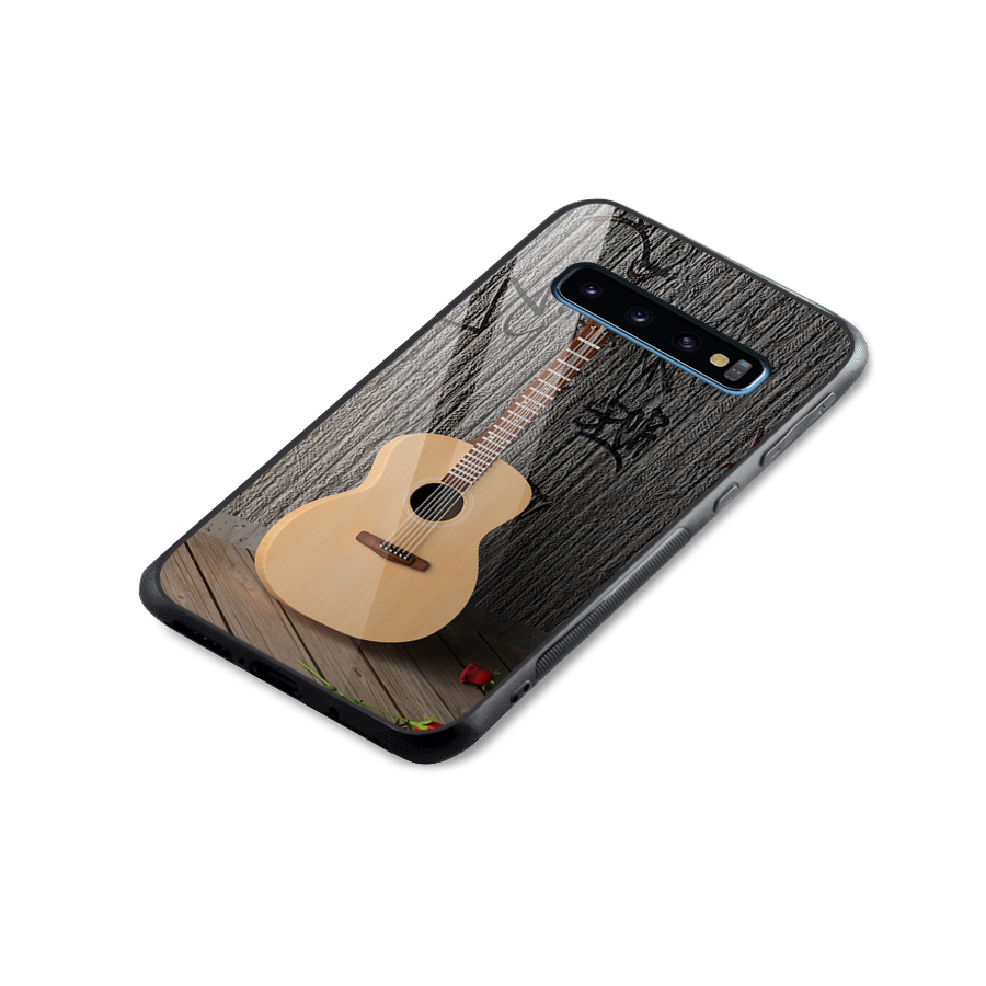 Guitar Classic Glass Back Case for Galaxy S10
