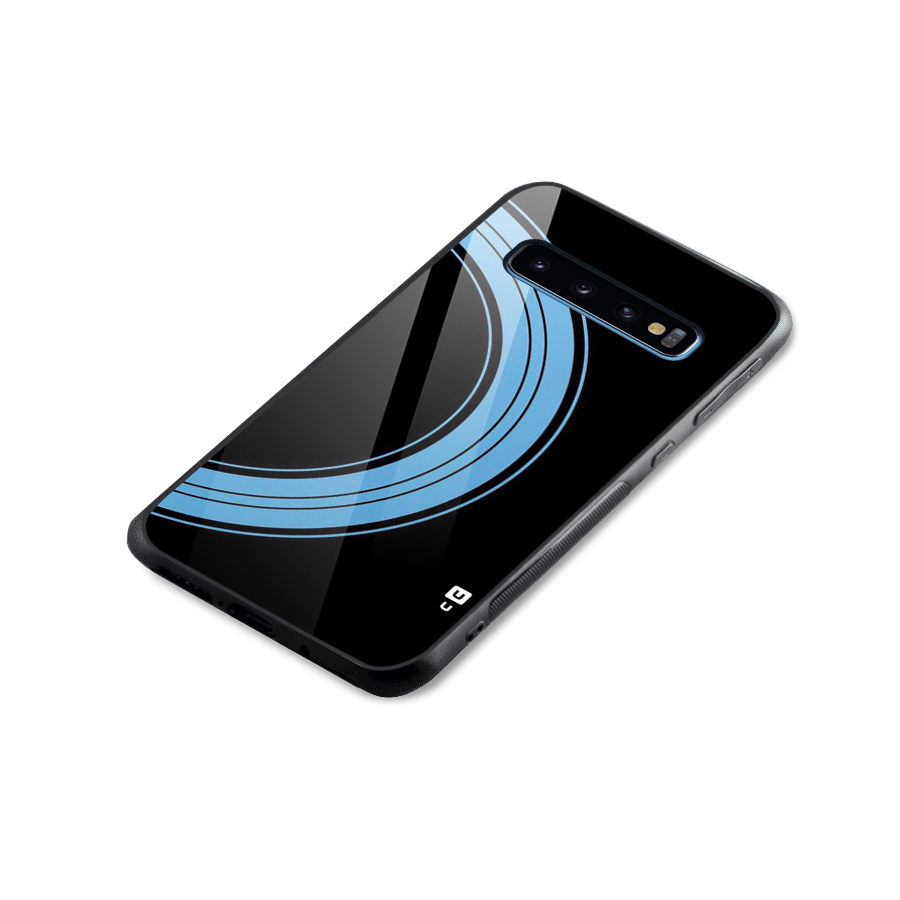 Half Circles Glass Back Case for Galaxy S10