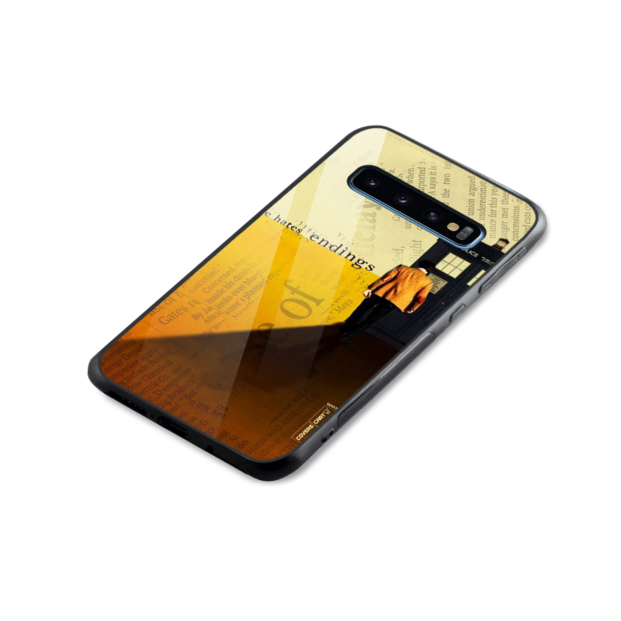 Hates Endings Glass Back Case for Galaxy S10