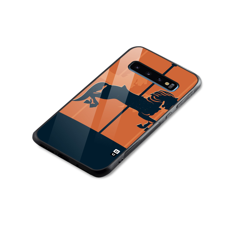 Horse Glass Back Case for Galaxy S10