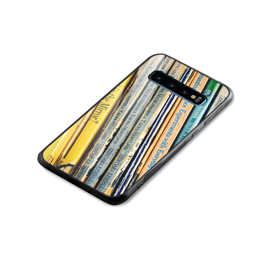 In Love with Books Glass Back Case for Galaxy S10