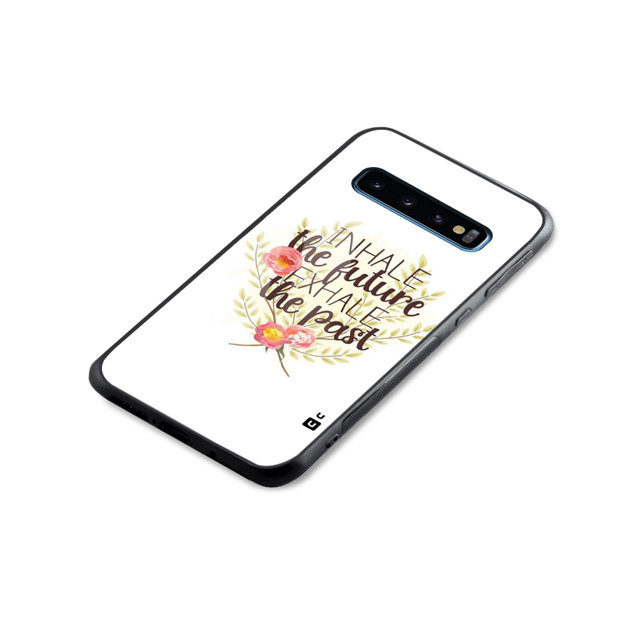 Inhale Future Glass Back Case for Galaxy S10
