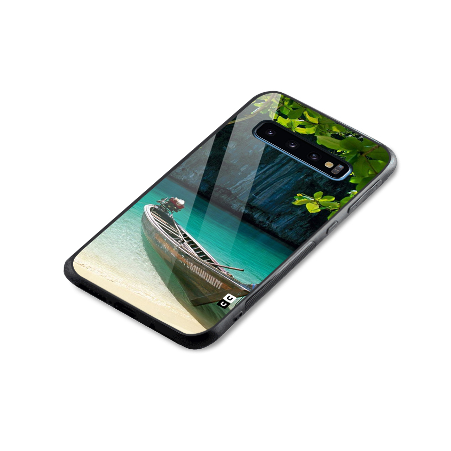 Lets Cross Over Glass Back Case for Galaxy S10
