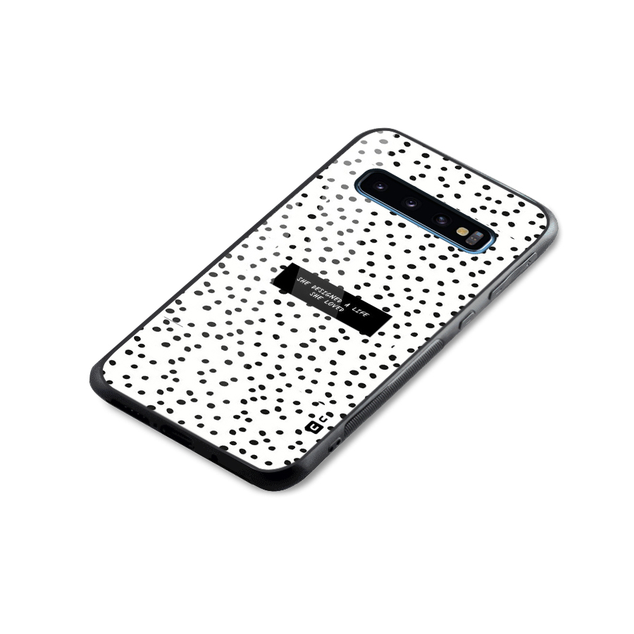 Life Loved Glass Back Case for Galaxy S10