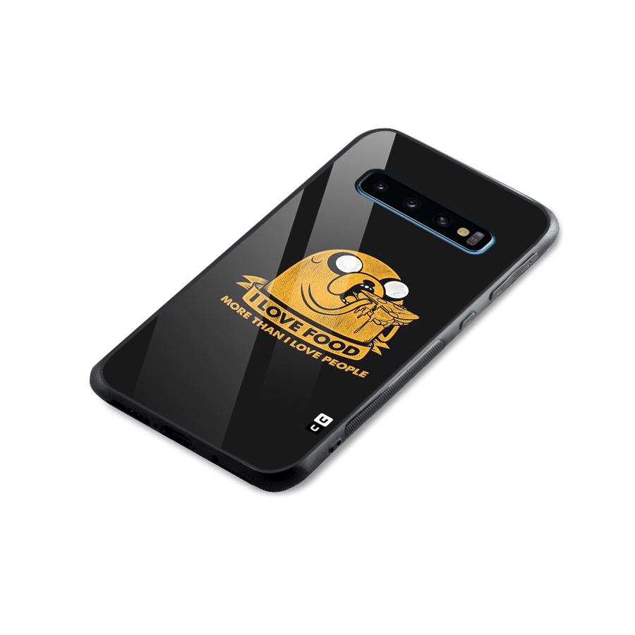 Love Food Glass Back Case for Galaxy S10