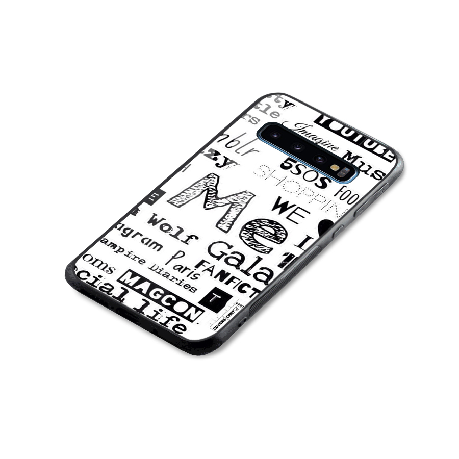 Love Things Glass Back Case for Galaxy S10