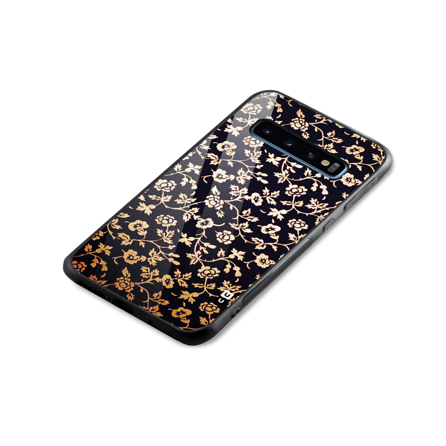 Most Beautiful Floral Glass Back Case for Galaxy S10