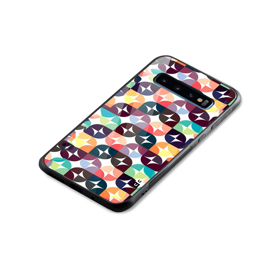 Multicolor Arc Glass Back Case for Galaxy S10