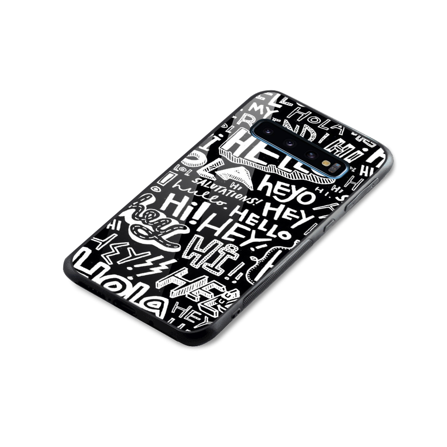My Friend Glass Back Case for Galaxy S10