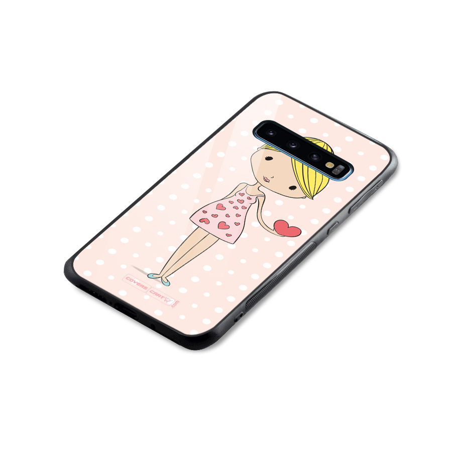 My Innocent Heart Glass Back Case for Galaxy S10