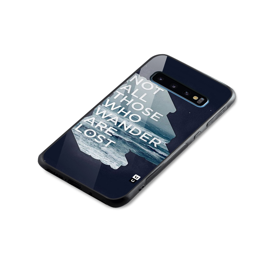 Not Lost Glass Back Case for Galaxy S10