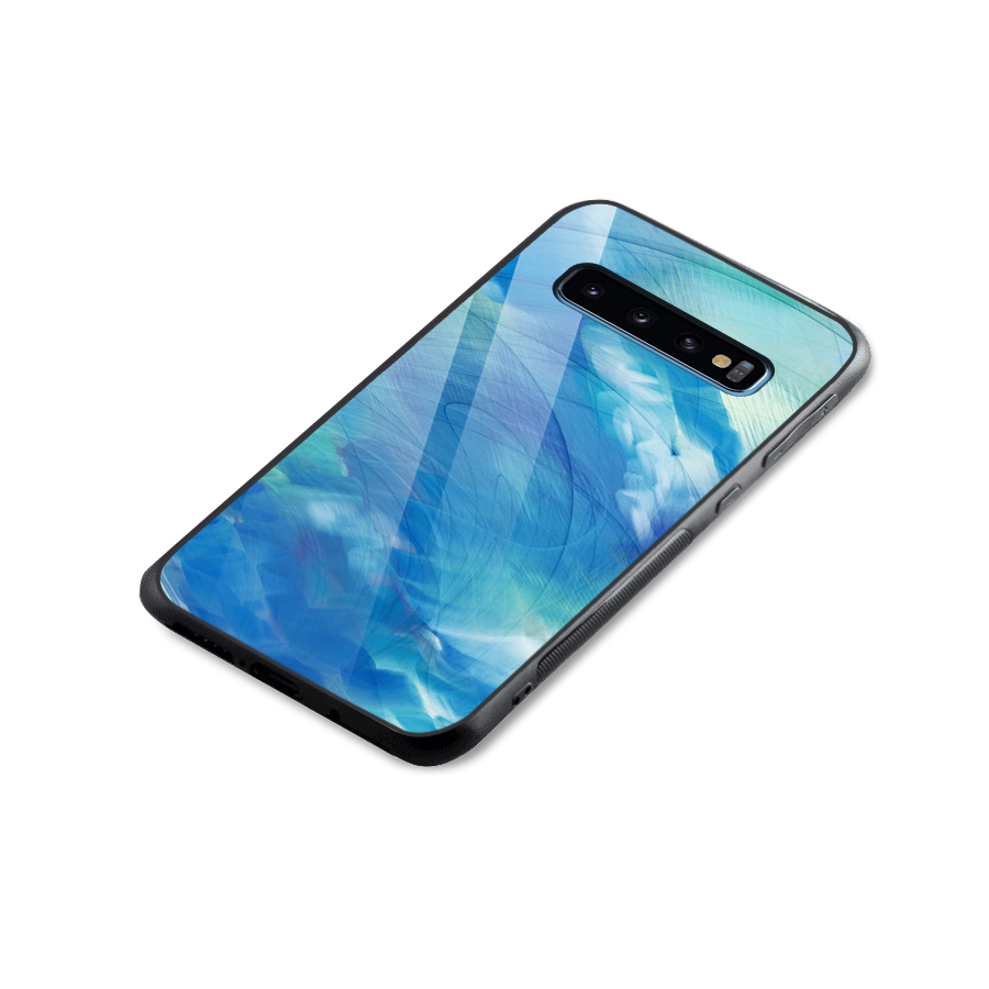 Ocean Mist Glass Back Case for Galaxy S10