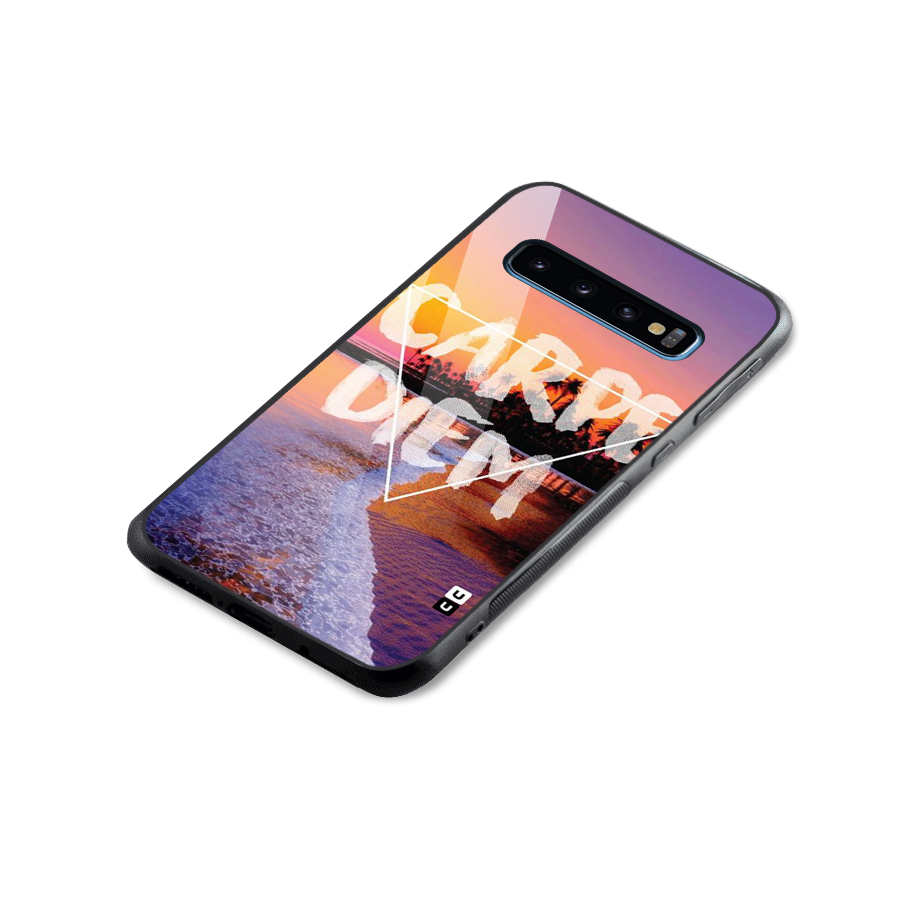 Oceanic Diem Glass Back Case for Galaxy S10