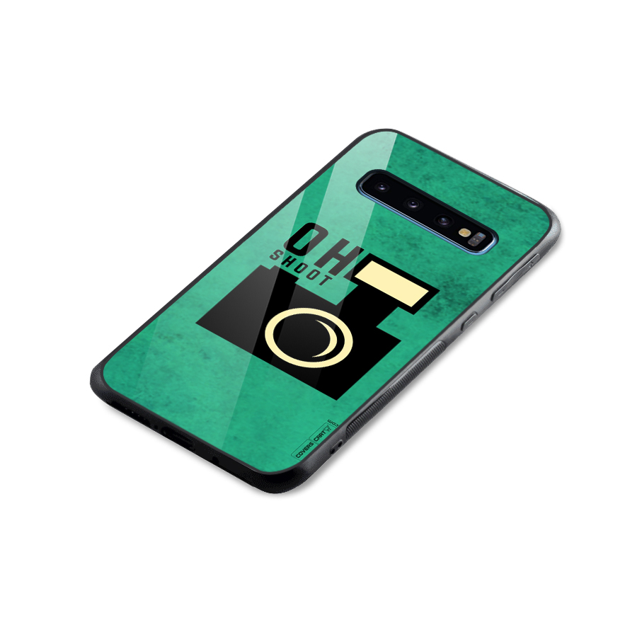 Oh Shoot Glass Back Case for Galaxy S10