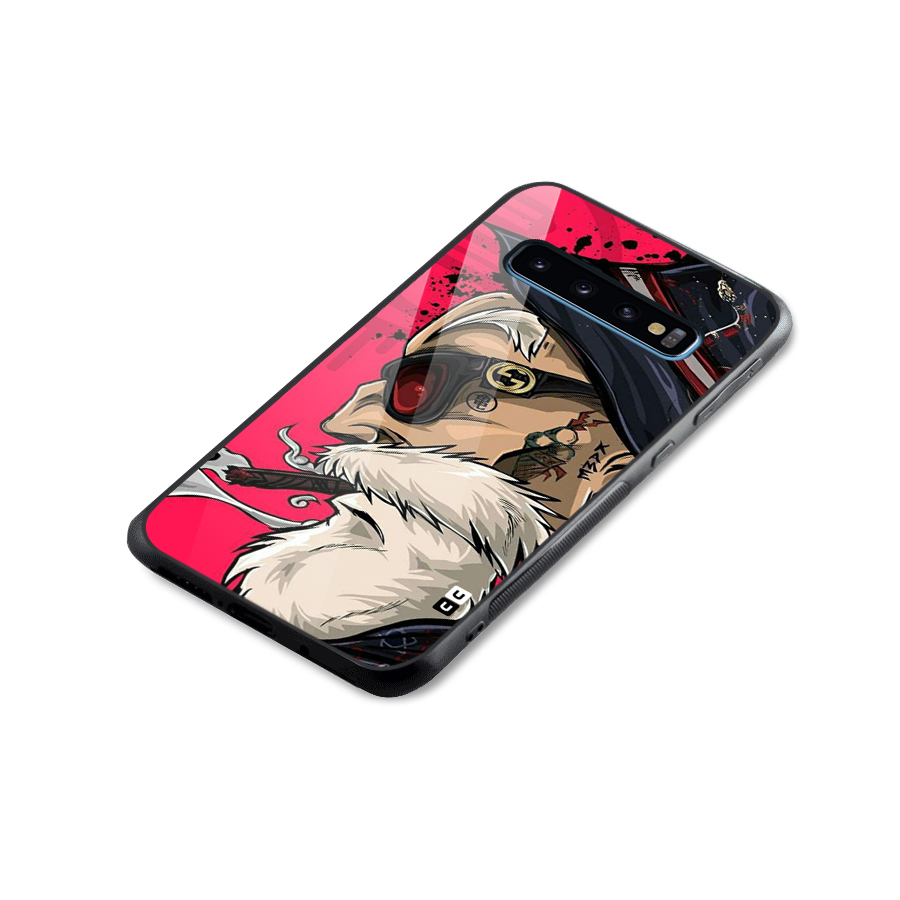 Old Man Swag Glass Back Case for Galaxy S10