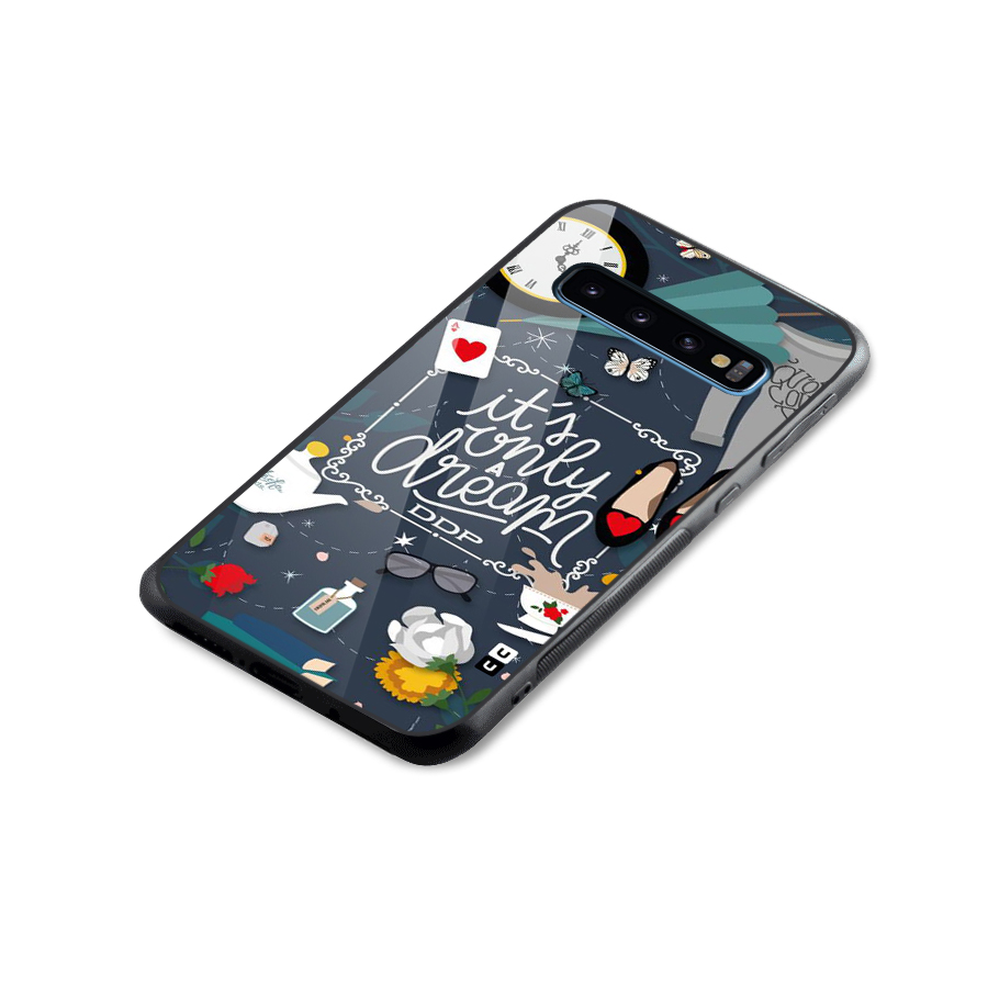 Only A Dream Glass Back Case for Galaxy S10