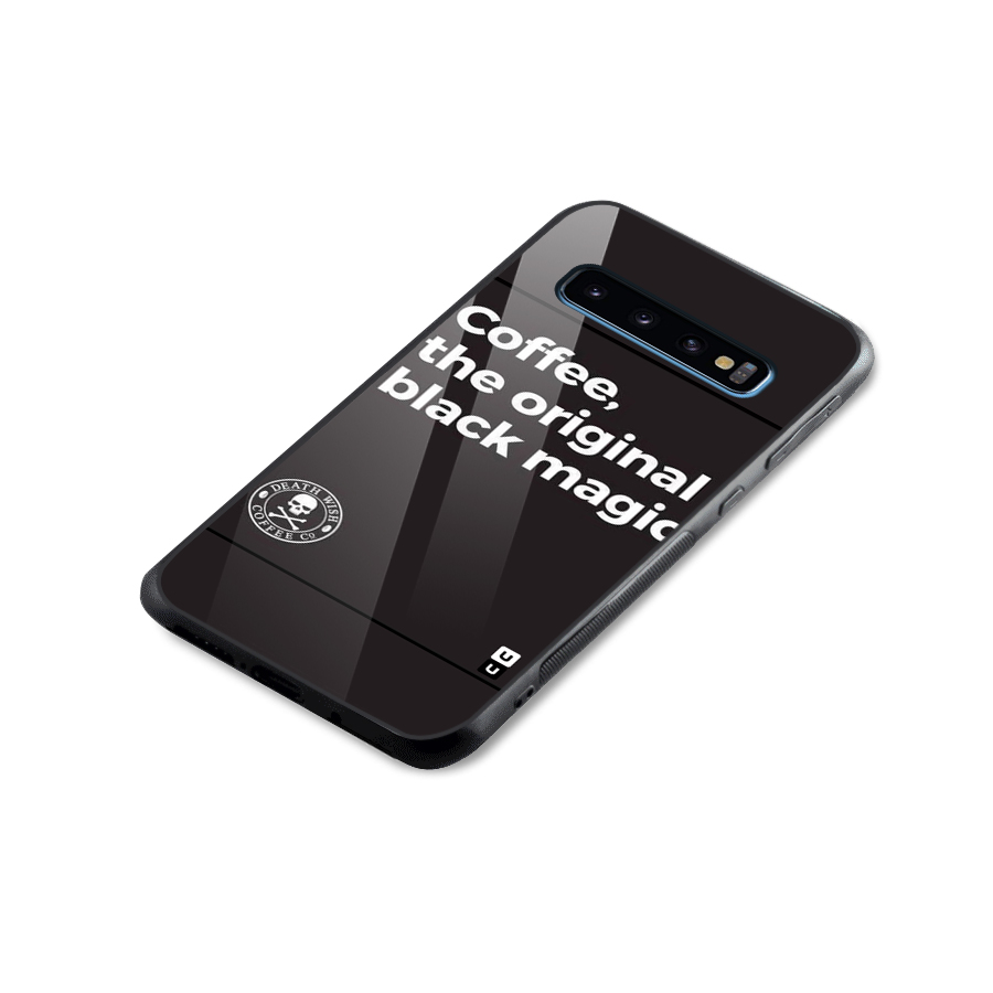 Original Black Magic Glass Back Case for Galaxy S10