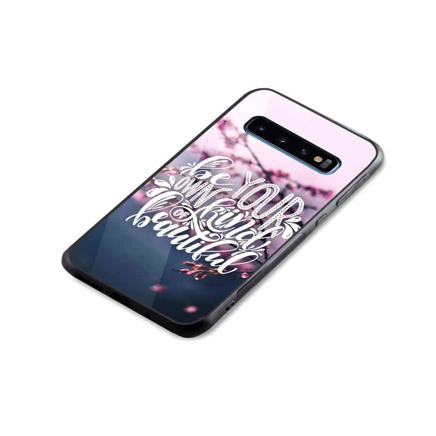 Own Kind of Beautiful Glass Back Case for Galaxy S10