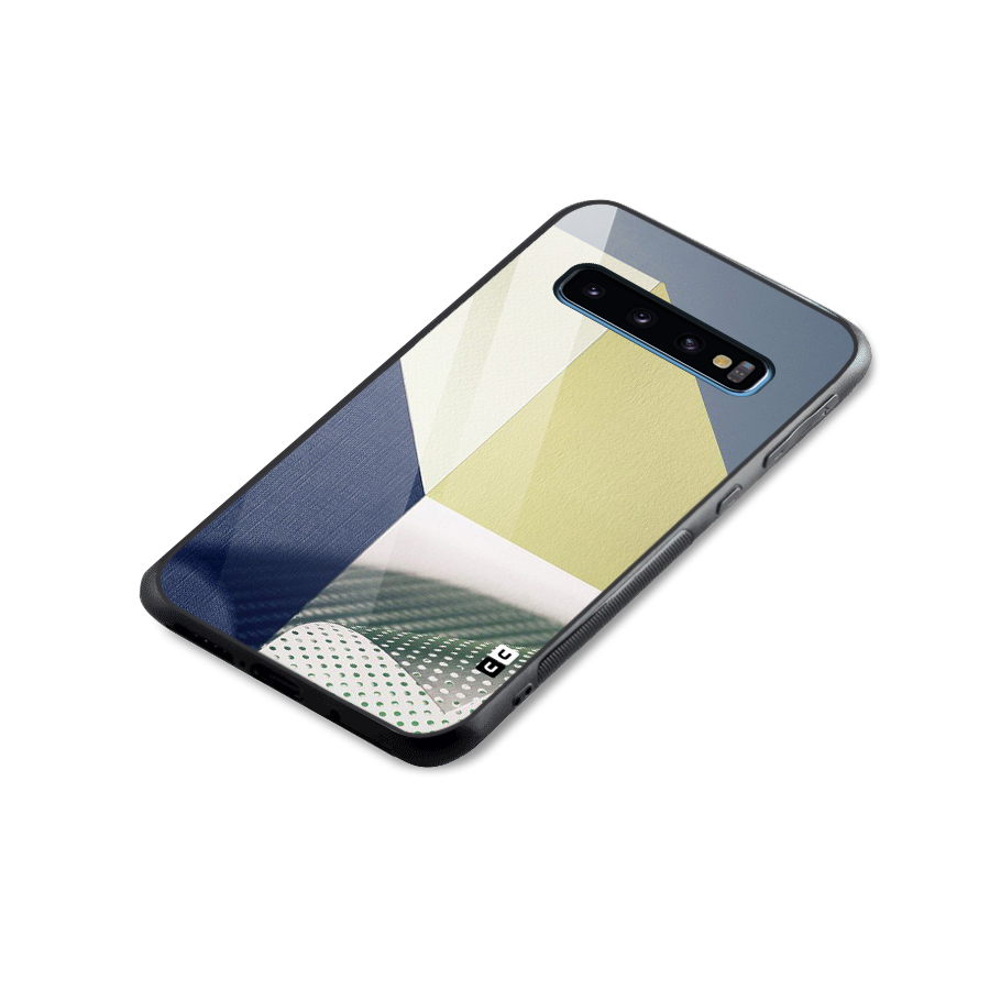Paper Art Glass Back Case for Galaxy S10