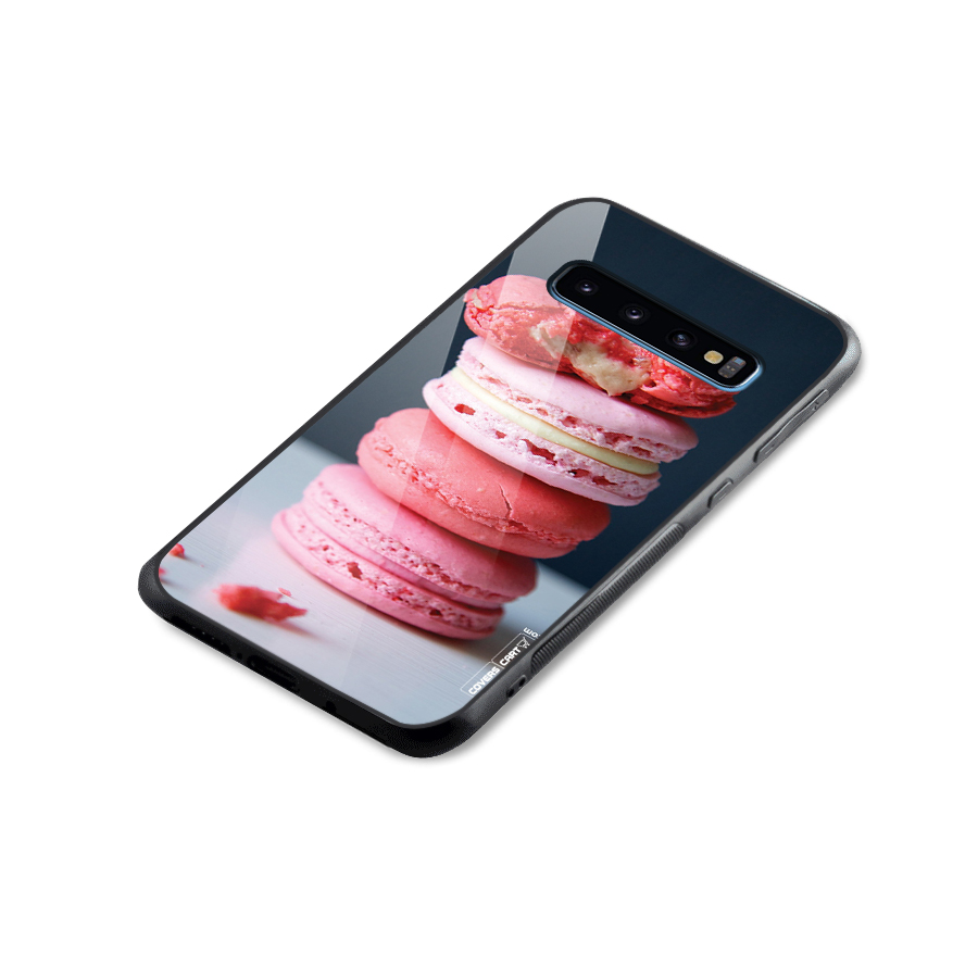 Pastel Macroons Glass Back Case for Galaxy S10