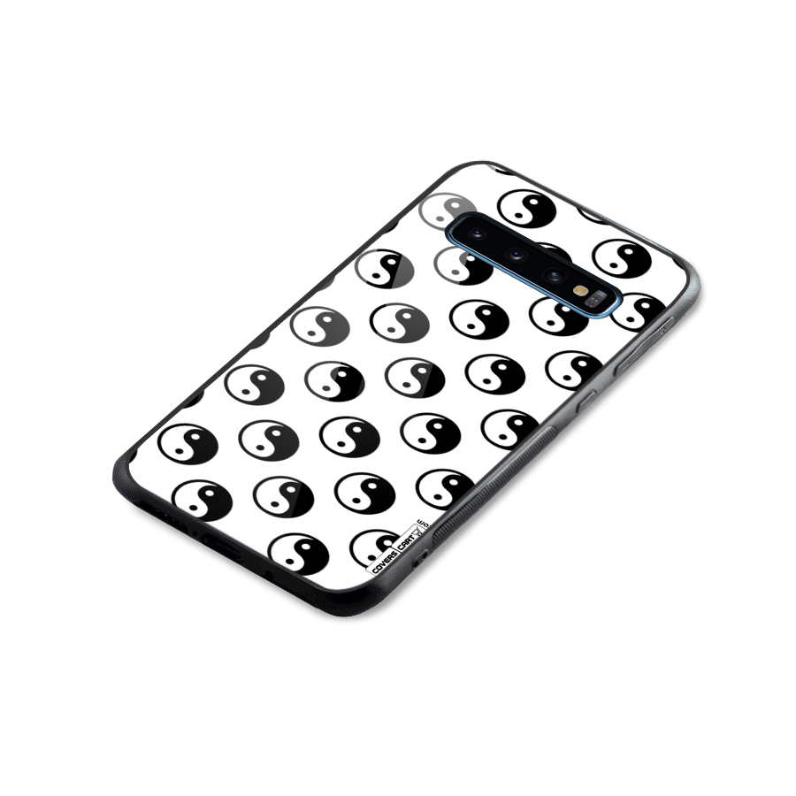 Peace Balls Glass Back Case for Galaxy S10