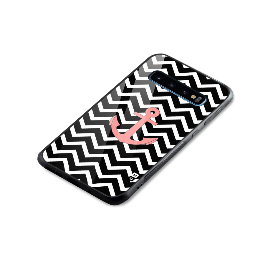 Pink Sailor Glass Back Case for Galaxy S10