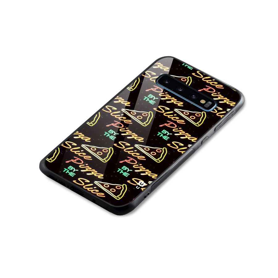 Pizza By Slice Glass Back Case for Galaxy S10