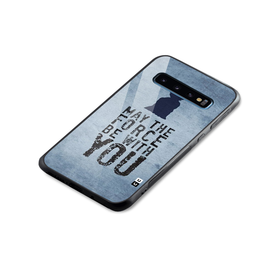 Power With You Glass Back Case for Galaxy S10