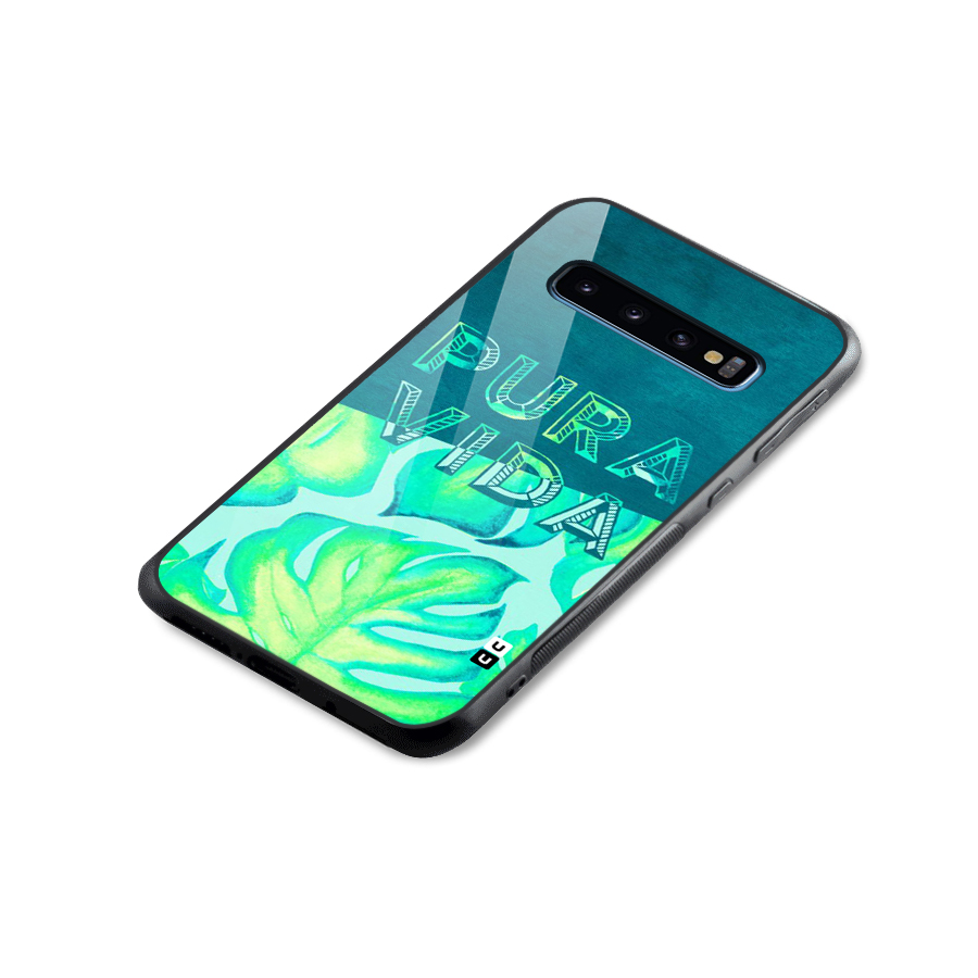 Pre Vida Glass Back Case for Galaxy S10