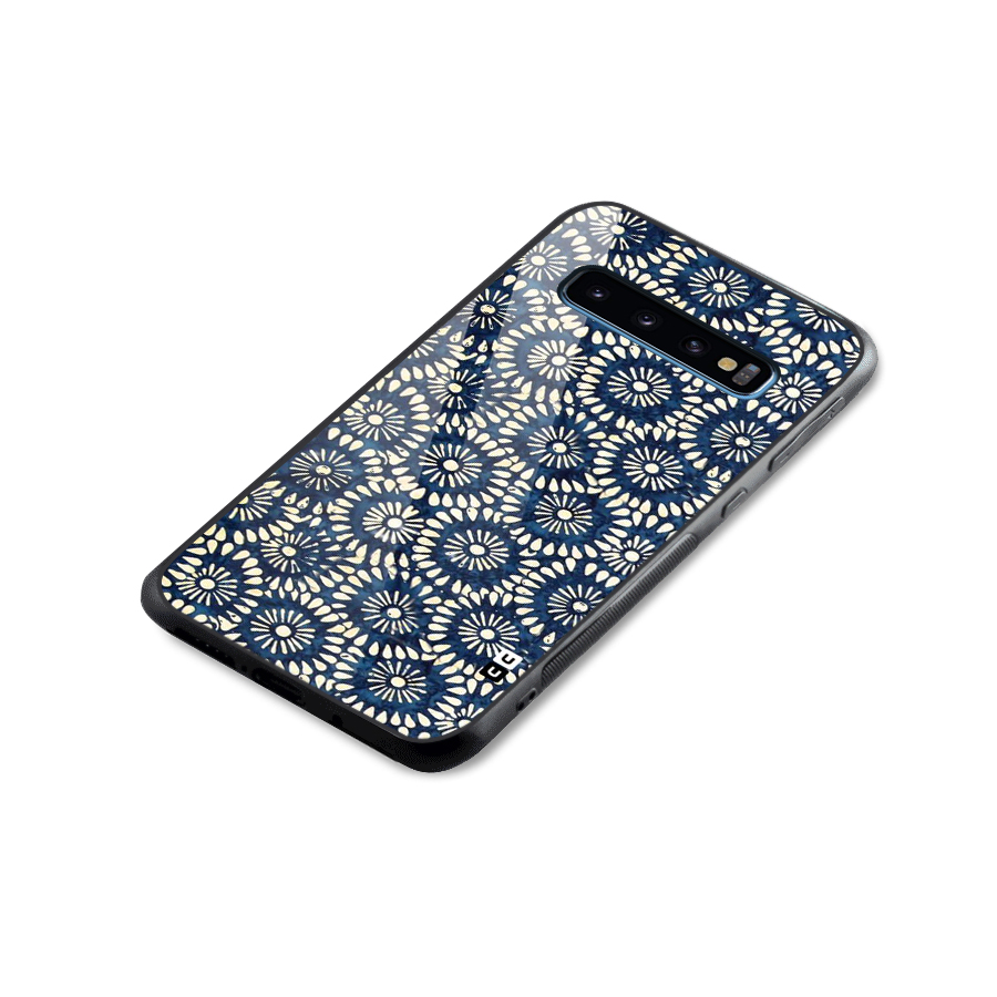 Pretty Circles Glass Back Case for Galaxy S10