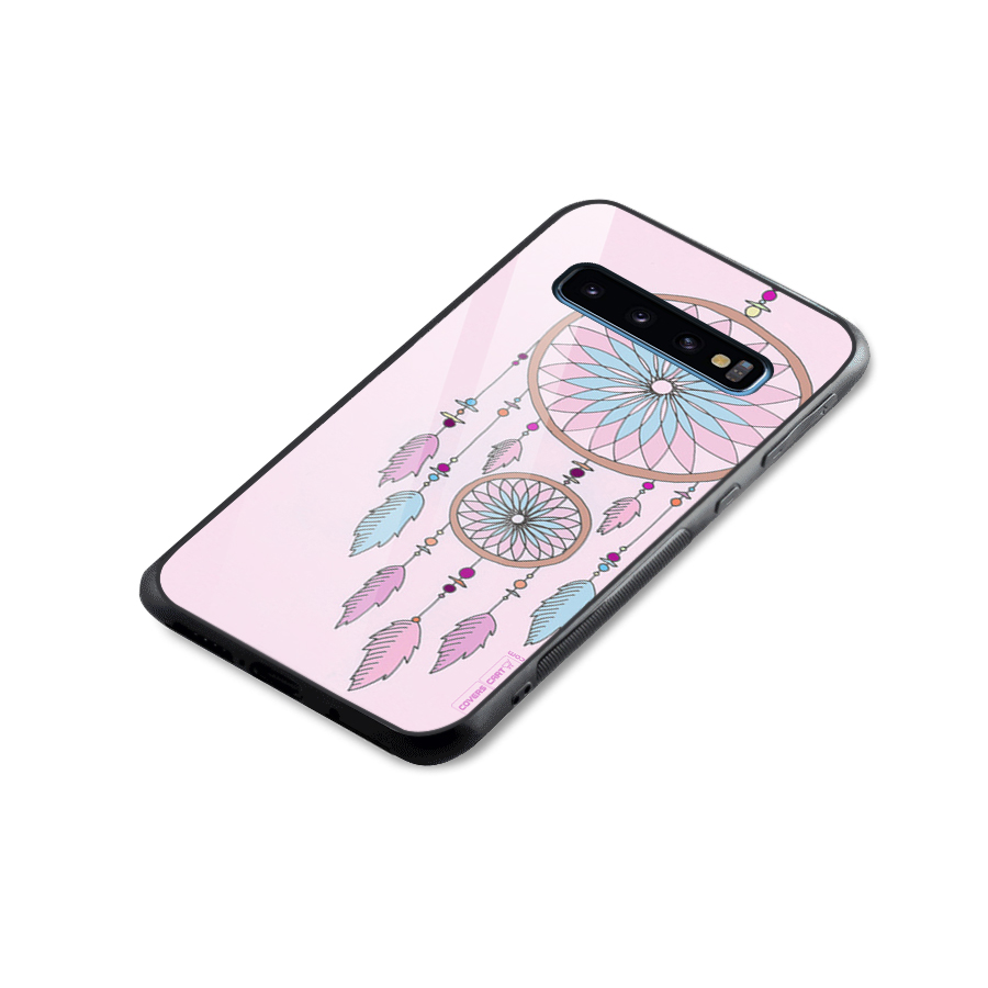 Pretty Dream Catcher Glass Back Case for Galaxy S10