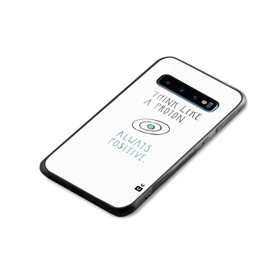Proton Positive Glass Back Case for Galaxy S10