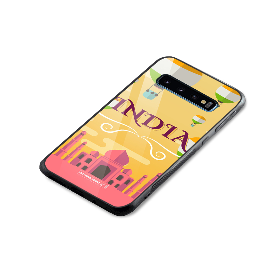 Proud To Be Indian Glass Back Case for Galaxy S10