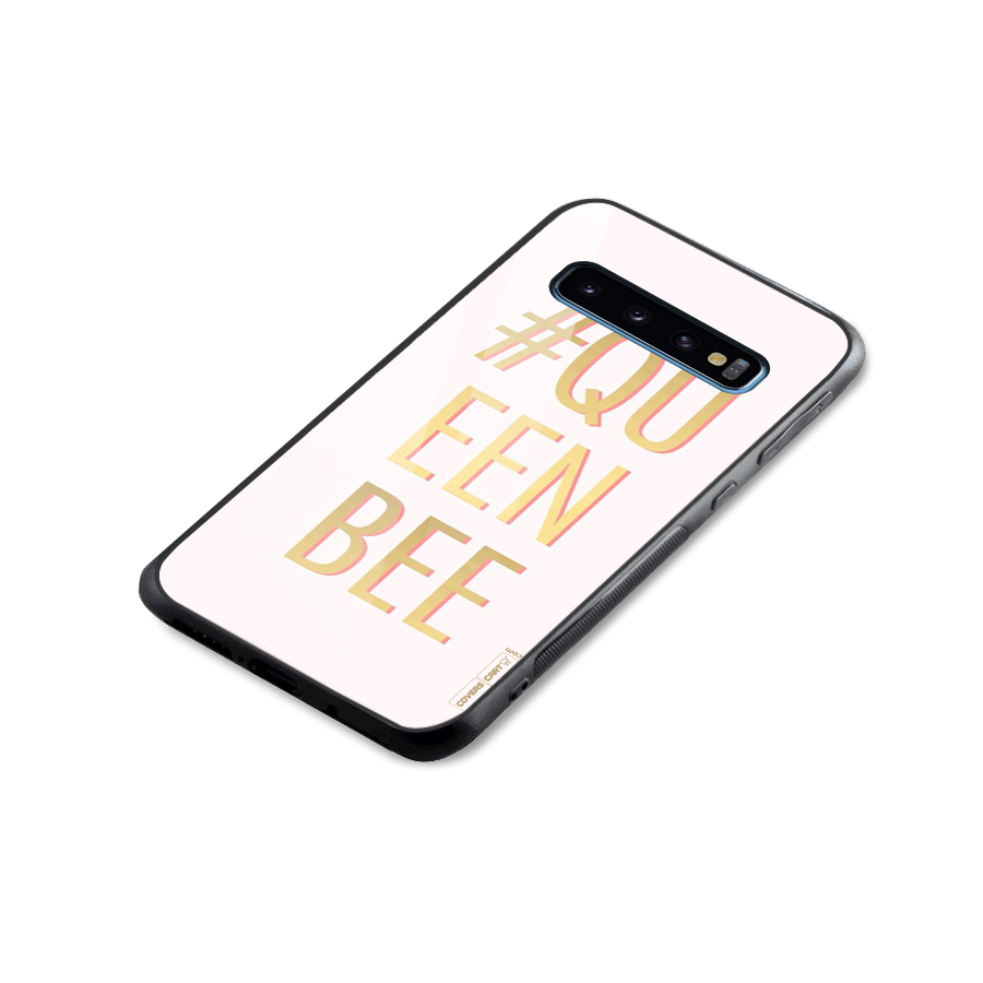 Queen Bee Glass Back Case for Galaxy S10