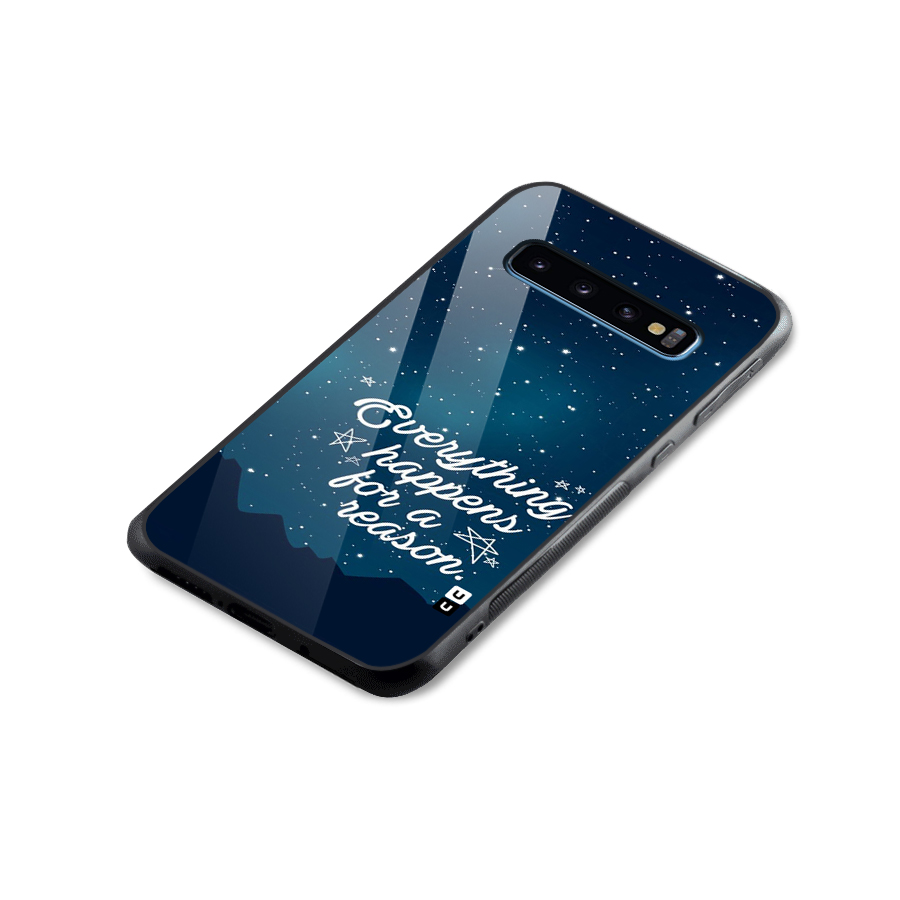 Reason Sky Glass Back Case for Galaxy S10
