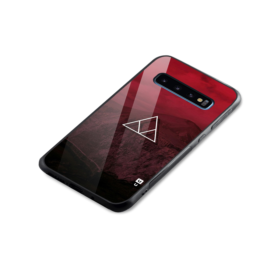 Red Hills Glass Back Case for Galaxy S10