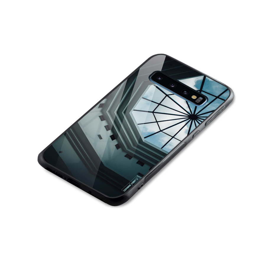 Rooftop Perspective Glass Back Case for Galaxy S10