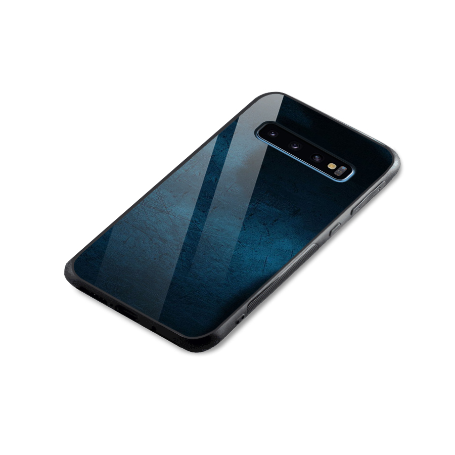 Royal Blue Glass Back Case for Galaxy S10