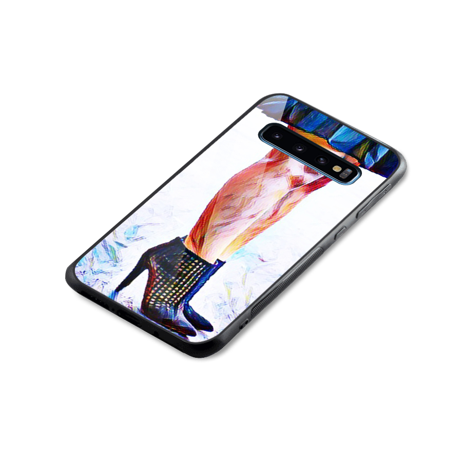 Sassy Heels Glass Back Case for Galaxy S10