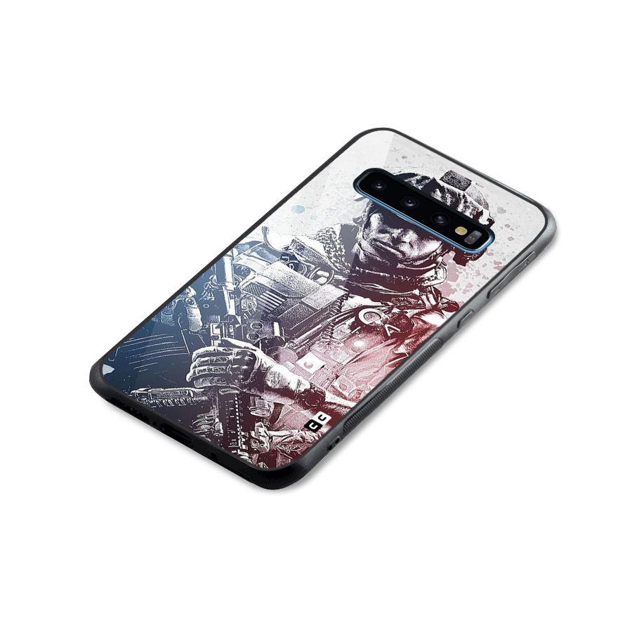 Saviour Glass Back Case for Galaxy S10