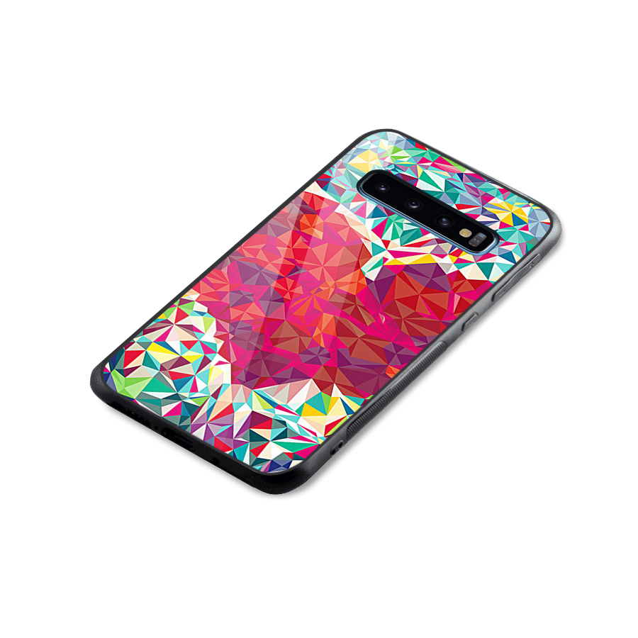 Scrumbled Heart Glass Back Case for Galaxy S10