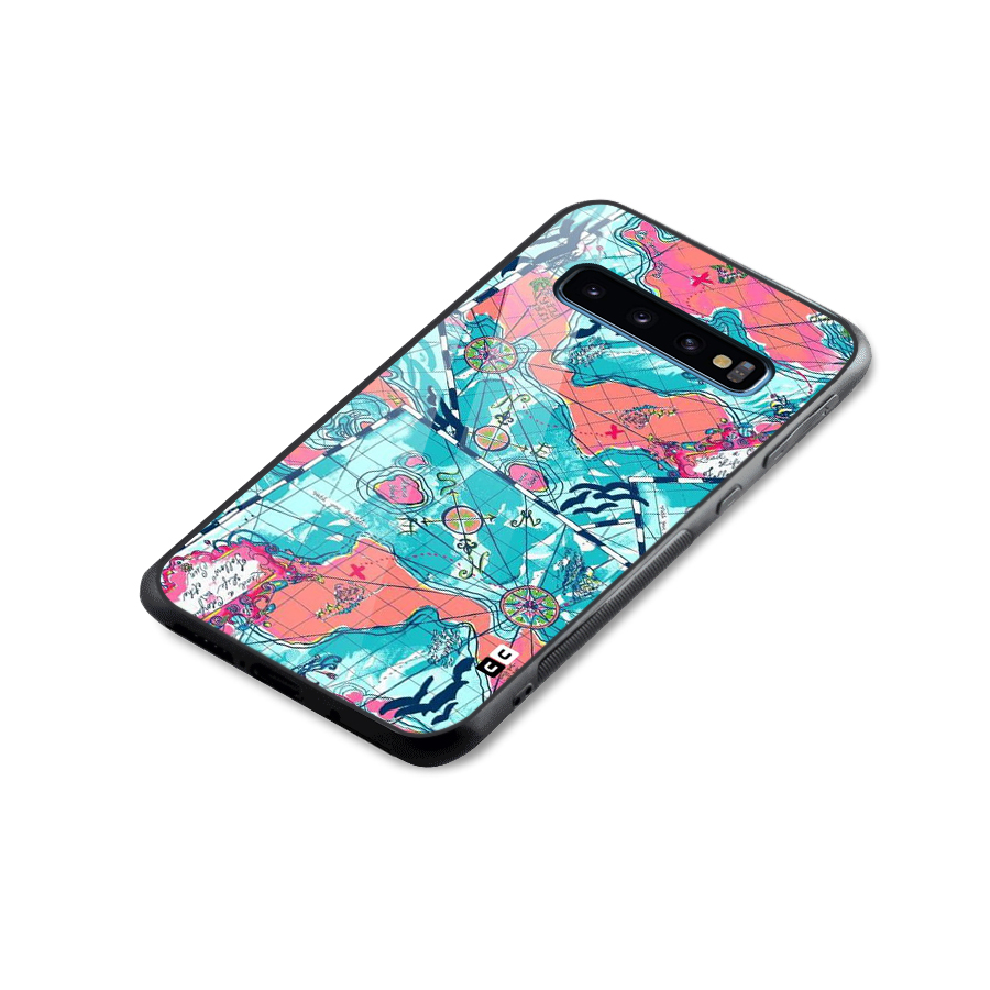Sea Adventure Glass Back Case for Galaxy S10