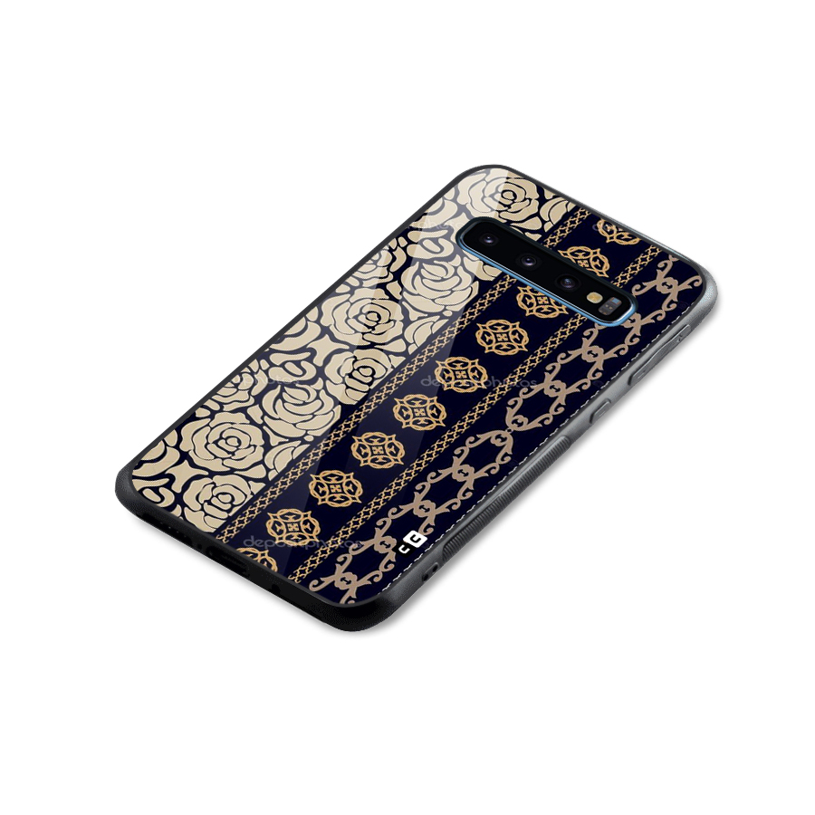 Seamless Pattern Glass Back Case for Galaxy S10